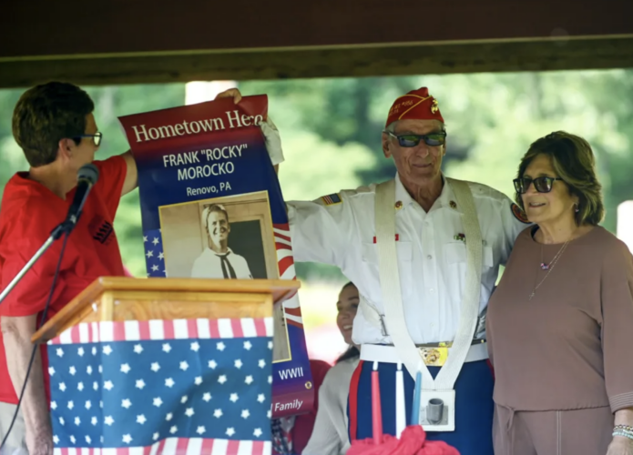 Renovo unveils new Hometown Hero banners at recent ceremony